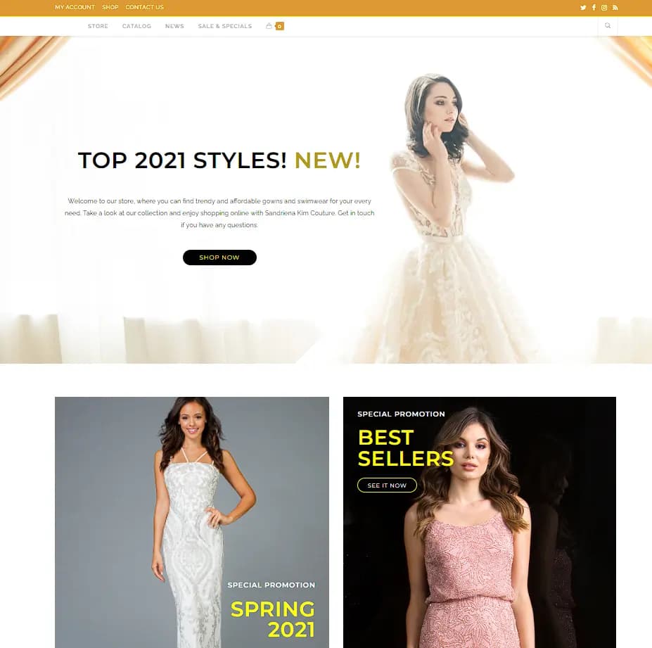 Sandriena Kim Couture — E-commerce