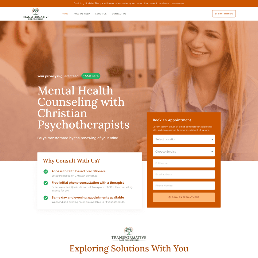 TC Counseling — SEO Service, Website Design